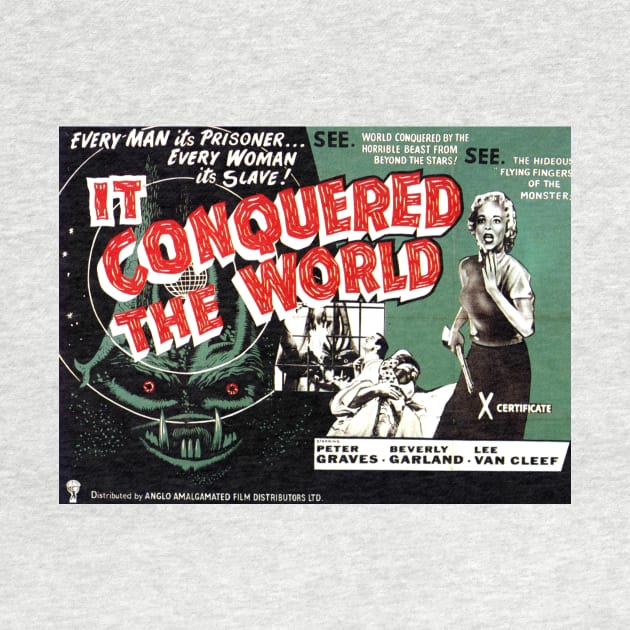 Classic Sci-Fi Movie Lobby Card - It Conquered the World by Starbase79